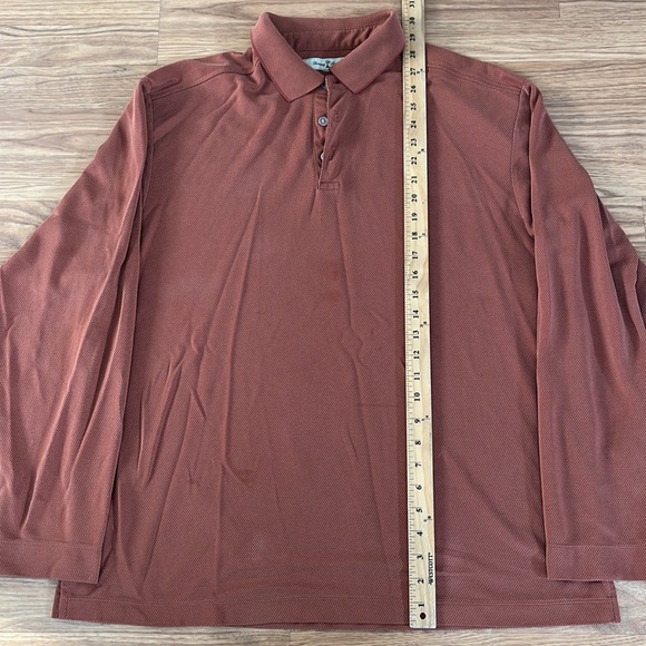 Tommy Bahama Polo Long Sleeved Medium/Large. Check Measurements - Picture 3 of 6